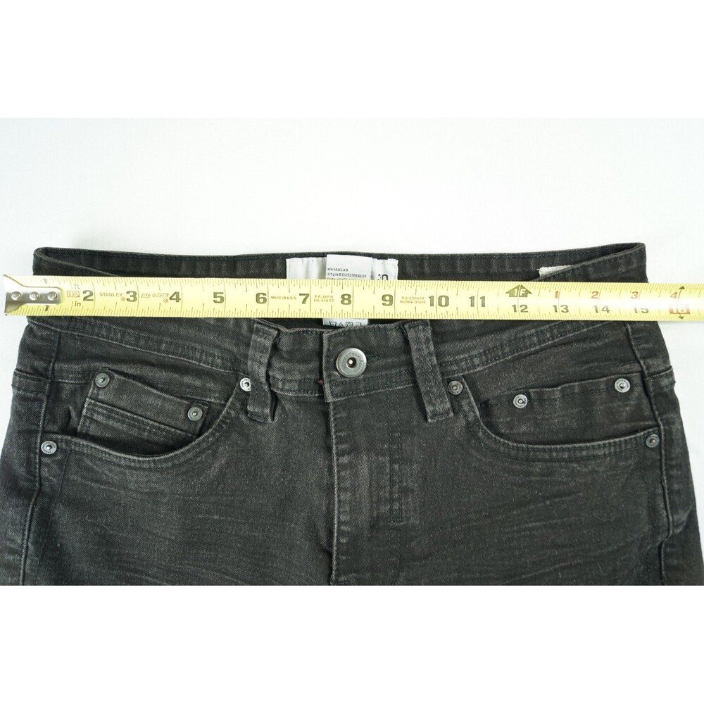 Paper Denim Women’s Charcoal Gray Slim Straight Jeans Stretch Mid Rise Casual - Picture 10 of 11